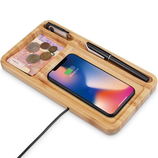 Bamboo Wood Wireless Charger