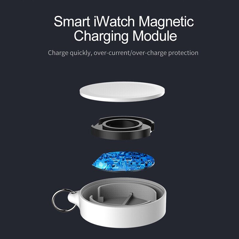 Compatible With Apple , Keychain Wireless Charger