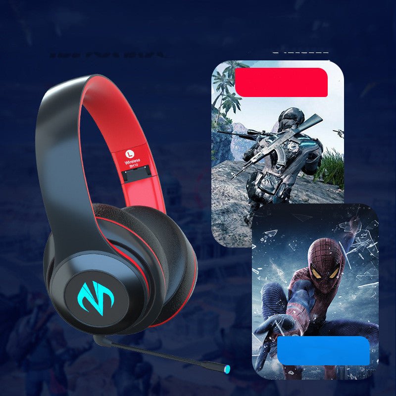 Wireless Headset Bluetooth Sports Gaming Headset  Low-Latency Music Light-Emitting Headset