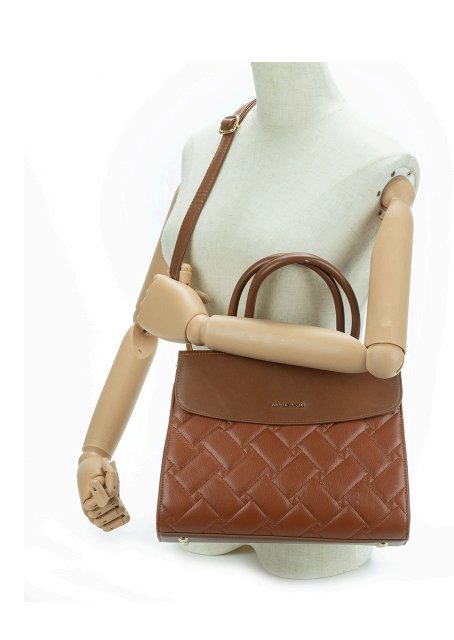 Women's Check Design Shoulder Bag