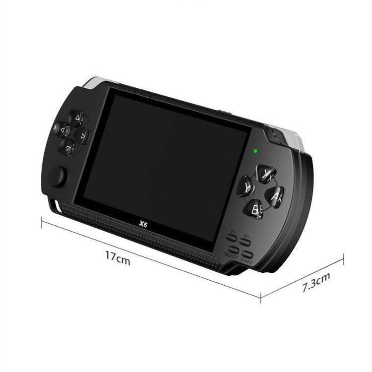 X6 Handheld Game Console 4.3-Inch Color Screen  Handheld